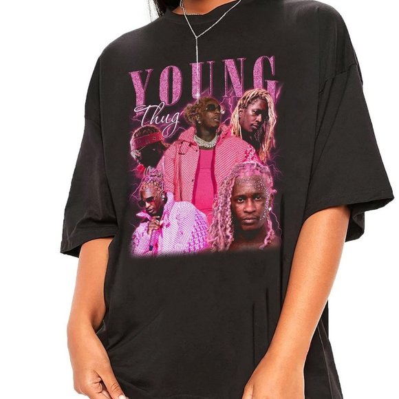 Vintage Style Young Thug Cool Shirt - Picture 1 of 4